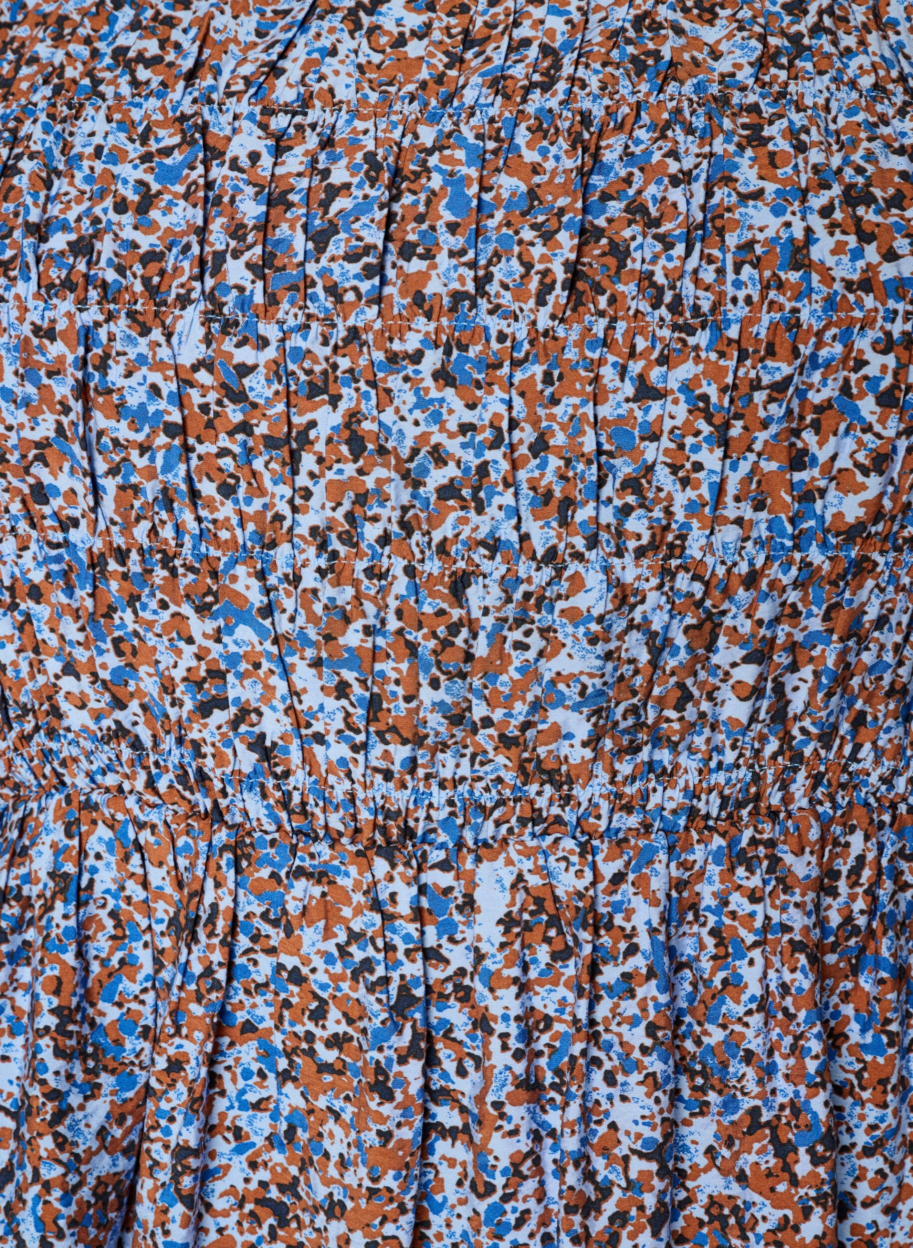 ZizziBlouse smock&eacute;e &agrave; encolure carr&eacute;e, Bleu Clair, Packshot image number 2