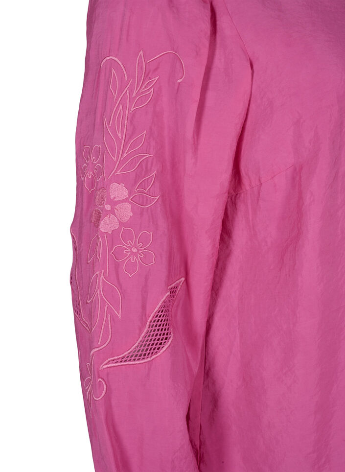 Chemisier en TENCEL™ Modal avec des broderies, Phlox Pink, Packshot image number 3