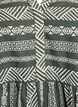 Robe courte à imprimé graphique et manches 3/4, Vert, Packshot image number 2