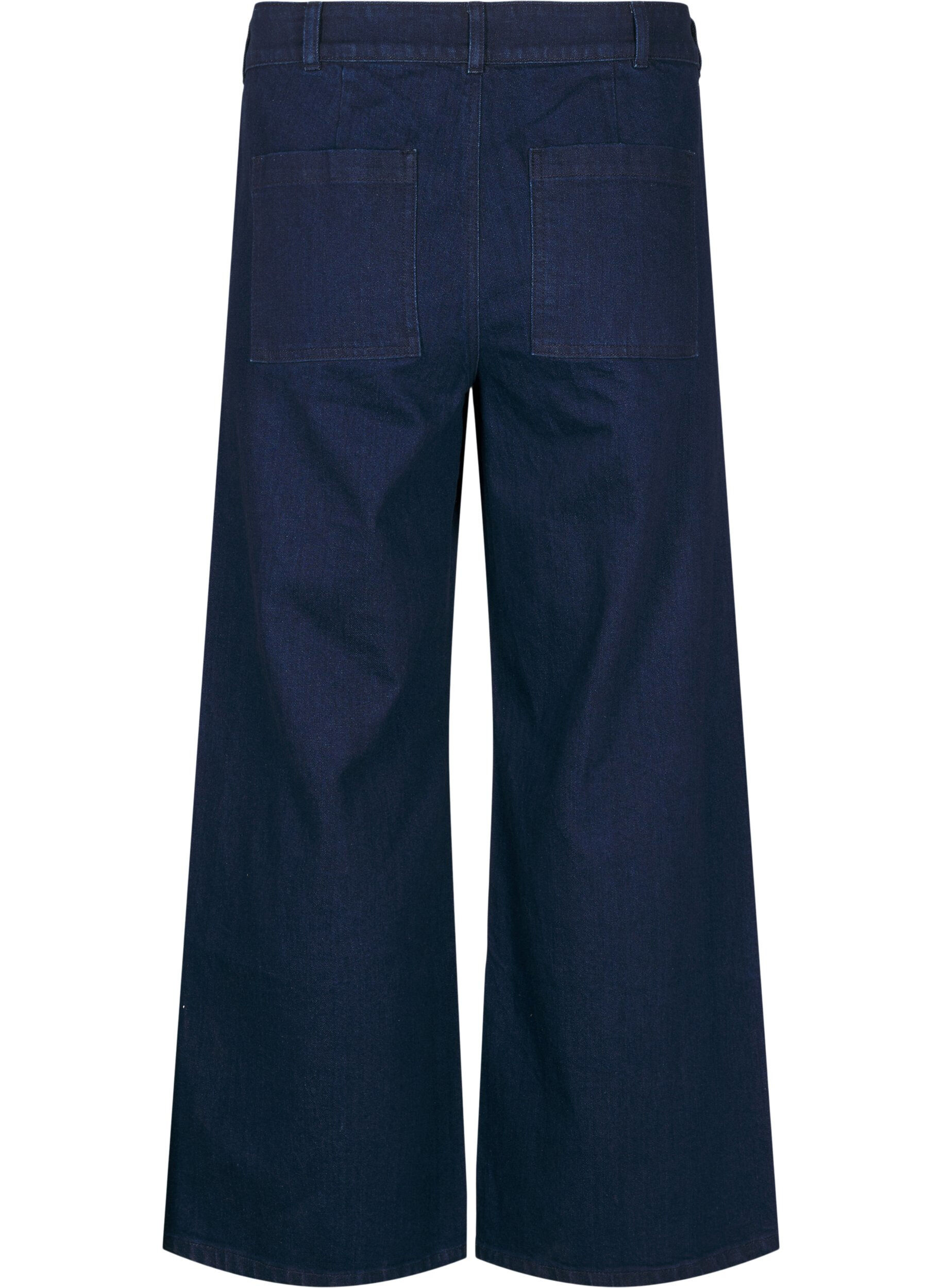 Zizzi Jean large taille haute, Bleu, Packshot image number 1