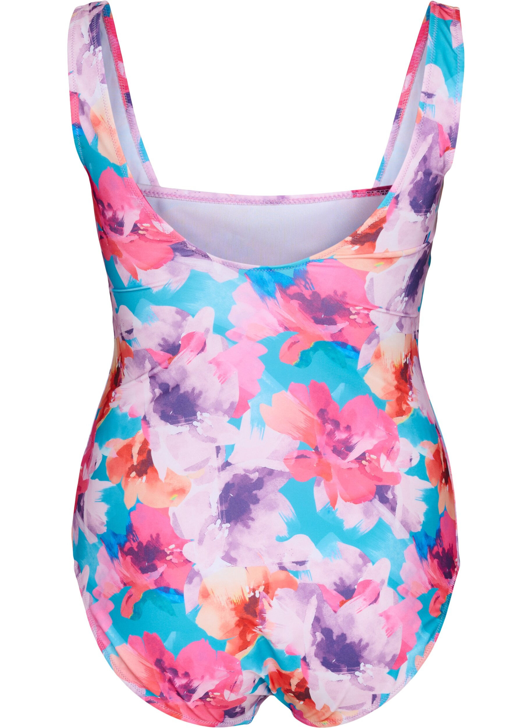 Zizzi Maillot de bain avec imprim&eacute;, Pink Flower, Packshot image number 1