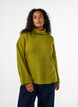 Top en maille avec col roul&eacute;, Vert clair, Model image number 0