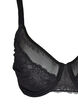 Soutien-gorge en dentelle avec résille, Black, Packshot image number 2