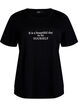 T-shirt imprim&eacute;, Noir, Packshot image number 0