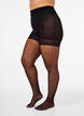 Collants 30 deniers avec motif losange, Black, Model image number 0