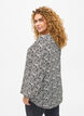Blouse avec col en V et imprimé, Birch Graphic, Model image number 1