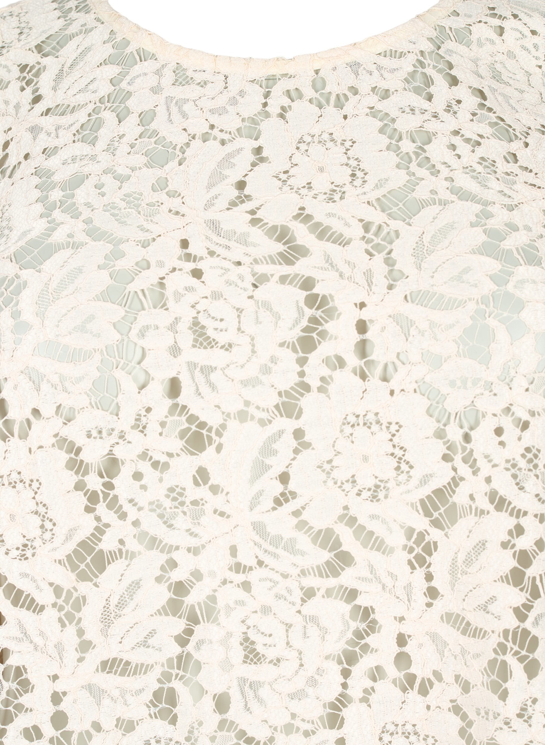 Zizzi FLASH &ndash; Blouse en dentelle &agrave; manches longues, Birch, Packshot image number 2