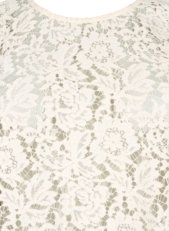 FLASH – Blouse en dentelle à manches longues, Birch, Packshot image number 2