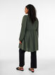 Robe coupe &eacute;vas&eacute;e avec une taille empire, Vert, Model image number 2