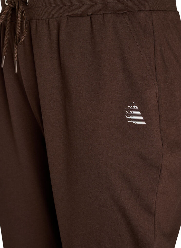 Pantalon de surv&ecirc;tement ample avec poches, Marron, Packshot image number 2