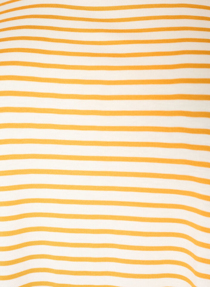 T-shirt en TENCEL&trade; Lyocell &agrave; rayures, Jaune clair, Packshot image number 2