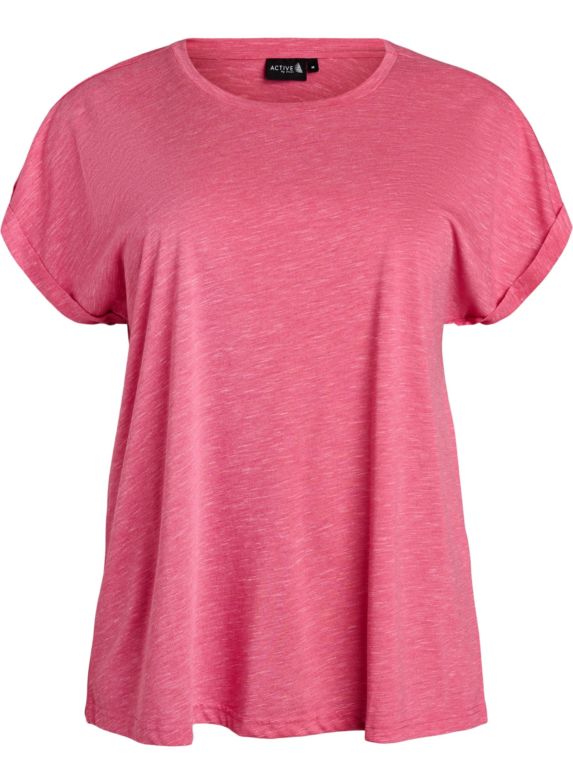 ZizziT-shirt d'entra&icirc;nement ample &agrave; manches courtes, Rose, Packshot image number 0