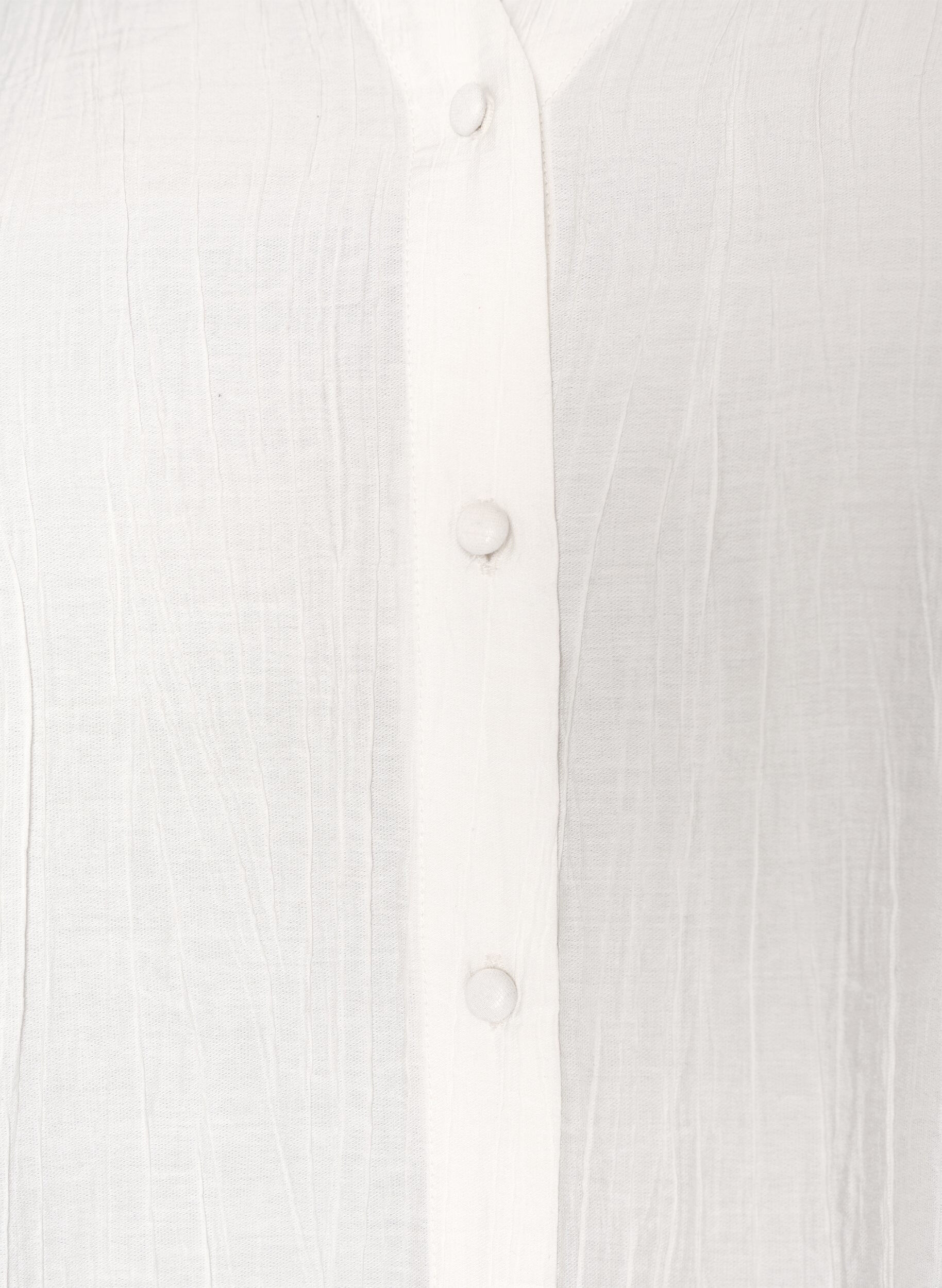 ZizziBlouse textur&eacute;e en viscose avec boutons, Vanille, Packshot image number 2
