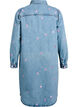 Robe en jean avec imprimé cerises et poches poitrine, Bleu Clair, Packshot image number 1