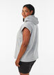 Gilet de sweat &agrave; capuche avec &eacute;paulettes, Gris, Model image number 2