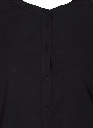Blouse chemise avec broderie anglaise, Black, Packshot image number 2