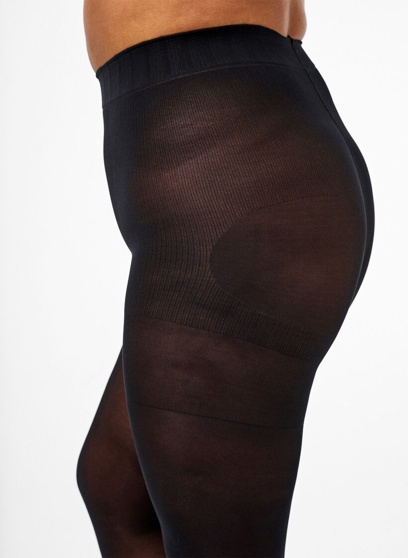Collants 60 deniers, Noir, Model image number 1