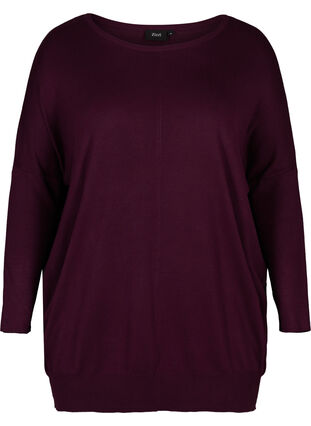 Pull en tricot avec bords côtelés, Winter Bloom, Packshot image number 0