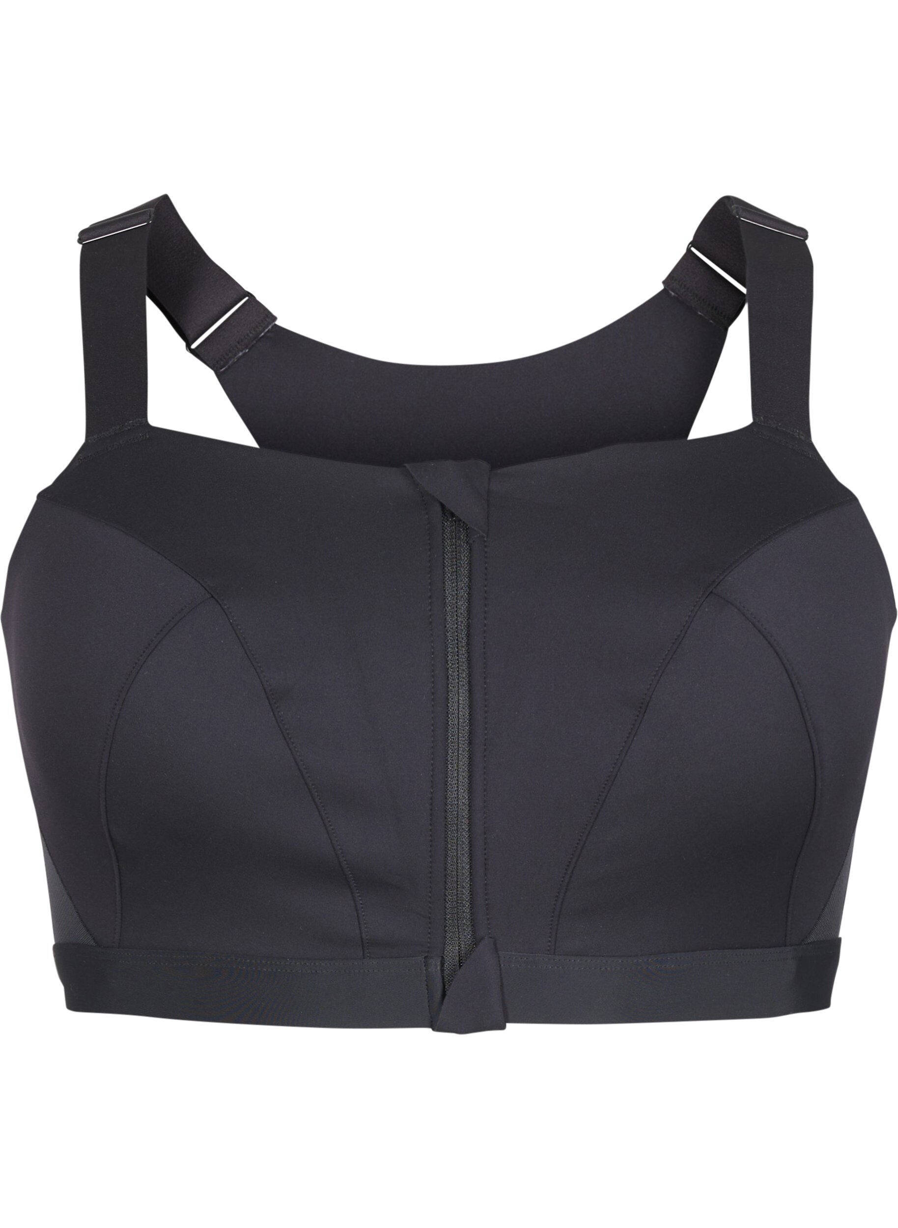Soutien-gorge de sport avec une fermeture sur le devant et un maintien &eacute;lev&eacute;