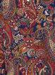 Blouse en viscose &agrave; imprim&eacute; paisley et manches coudes, Bleu, Packshot image number 2