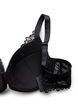 Soutien-gorge rembourré en dentelle, Noir, Packshot image number 3