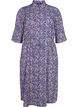 FLASH - Robe chemise à imprimé floral, Strong Blue Flower, Packshot image number 0