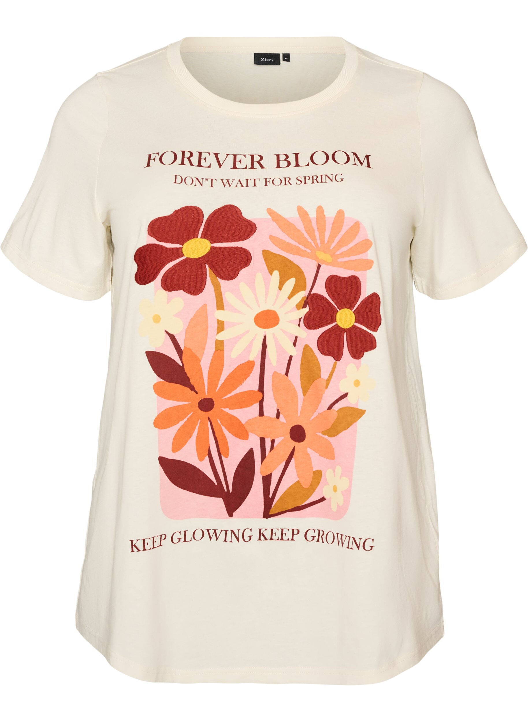 T-shirt en coton avec imprim&eacute;