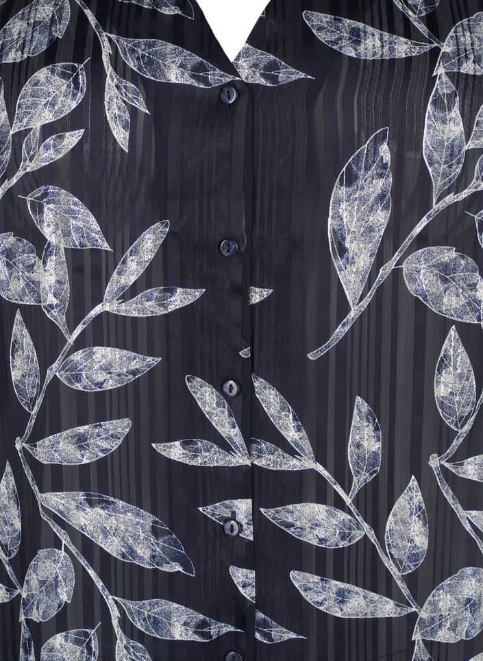 Chemise à manches longues disposant de boutons, Bleu, Packshot image number 2