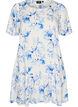 Robe en viscose avec d&eacute;coupe, Blanc, Packshot image number 0