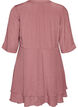 Robe coupe &eacute;vas&eacute;e avec volants &eacute;tag&eacute;s, Rose, Packshot image number 1