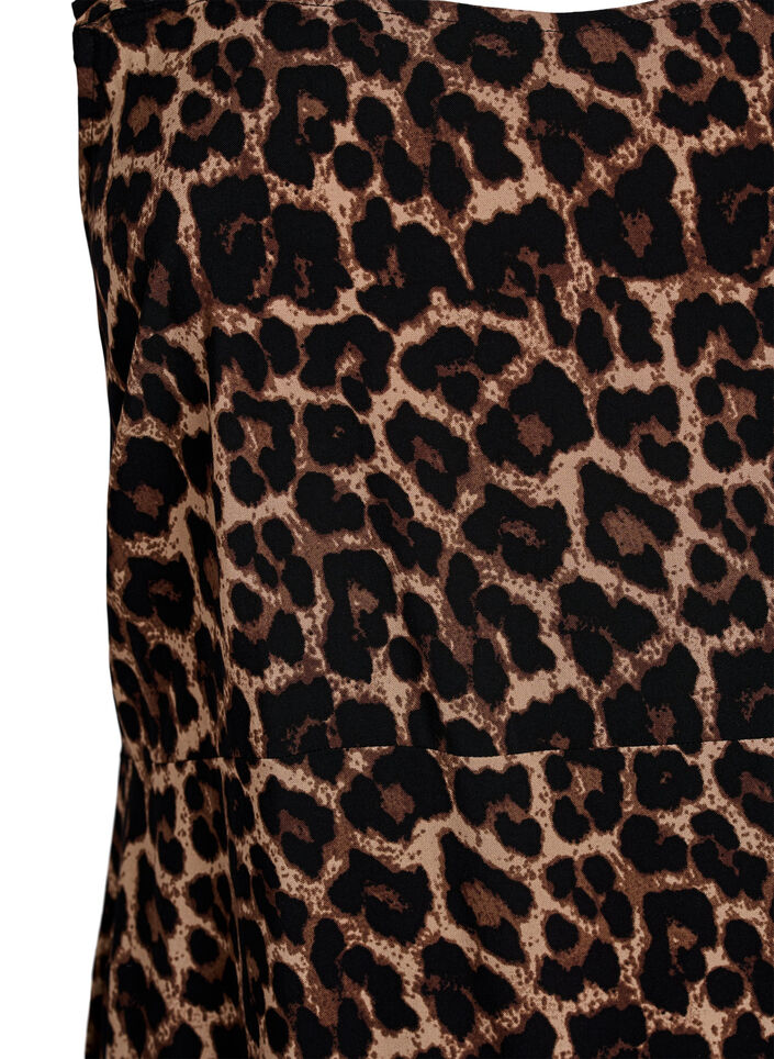 Robe d'&eacute;t&eacute; avec bretelles larges, Marron, Packshot image number 2