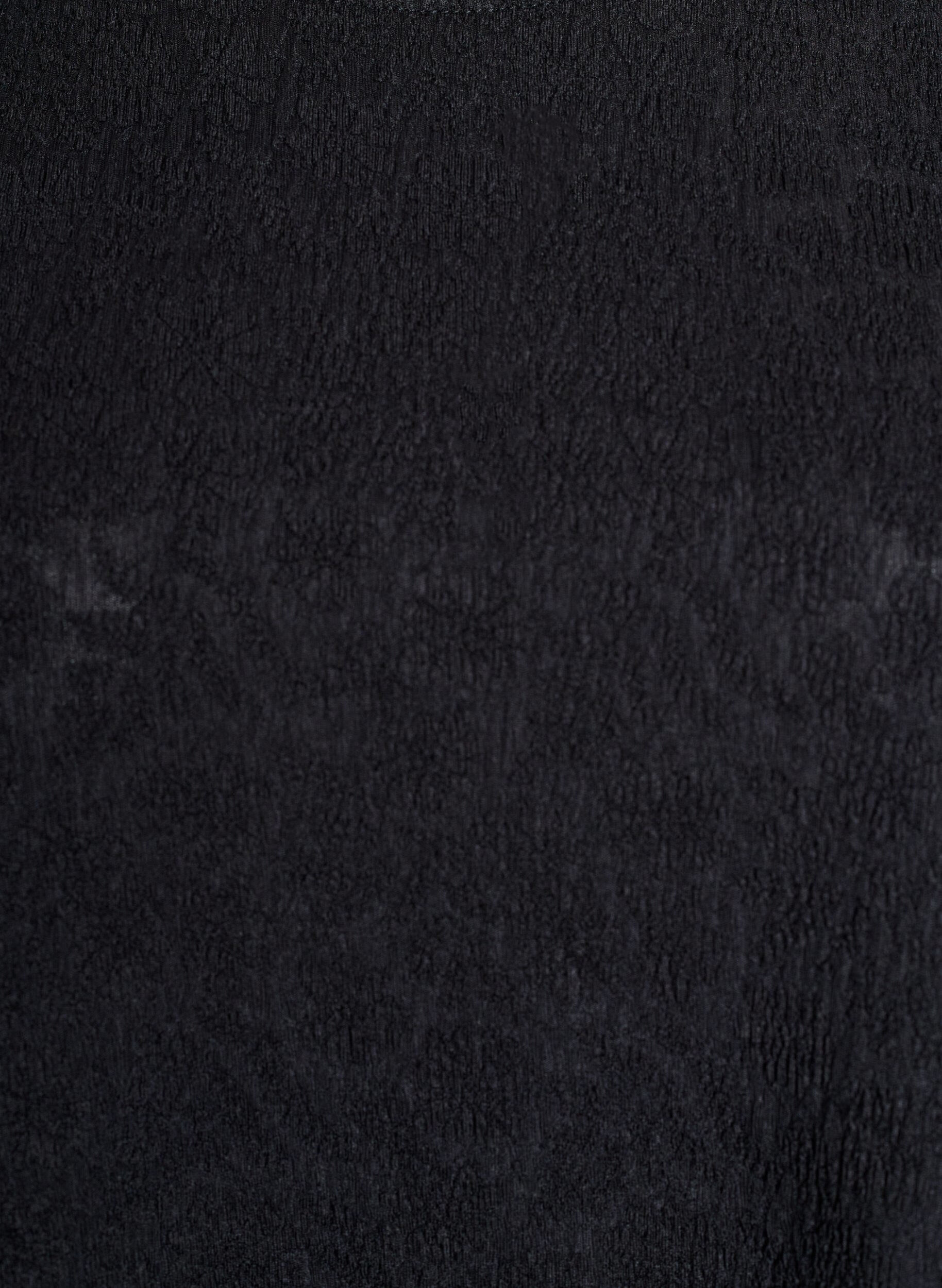 ZizziChemisier structur&eacute; &agrave; manches courtes, Noir, Packshot image number 2