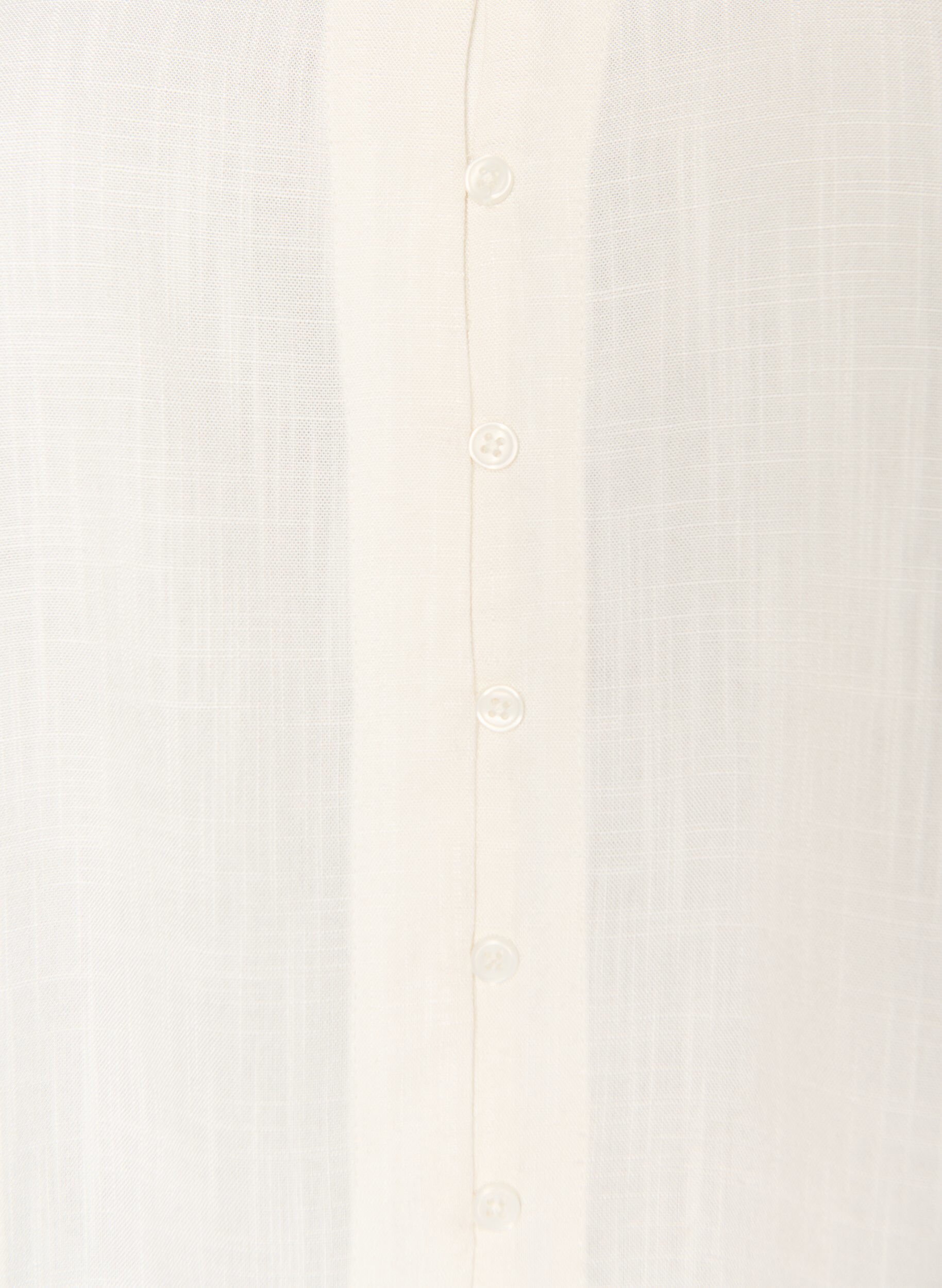ZizziBlouse en viscose avec bordure crochet et boutons, Vanille, Packshot image number 2