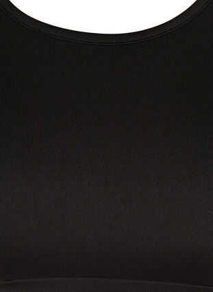 Soutien-gorge de sport avec maille et dos croisé, Black, Packshot image number 2