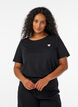 T-shirt imprim&eacute;, Noir, Model image number 0