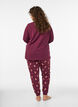 Bas de pyjama imprim&eacute;, Bordeaux, Model image number 2