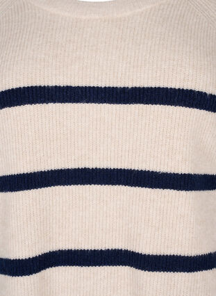 Pull en tricot côtelé à rayures, P.Stone/Navy.B.Mel., Packshot image number 2