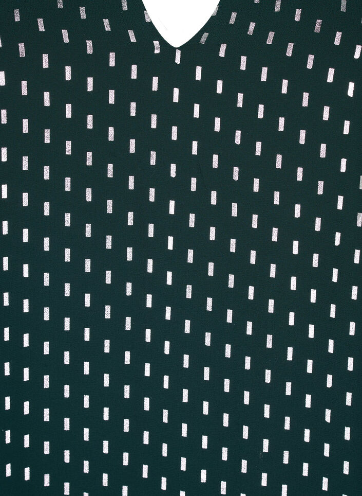 Robe à manches longues avec imprimé brillant, Scarab w. Silver, Packshot image number 2