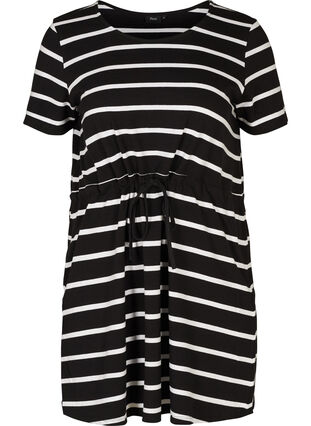 Robe, Black w. white stripes , Packshot image number 0
