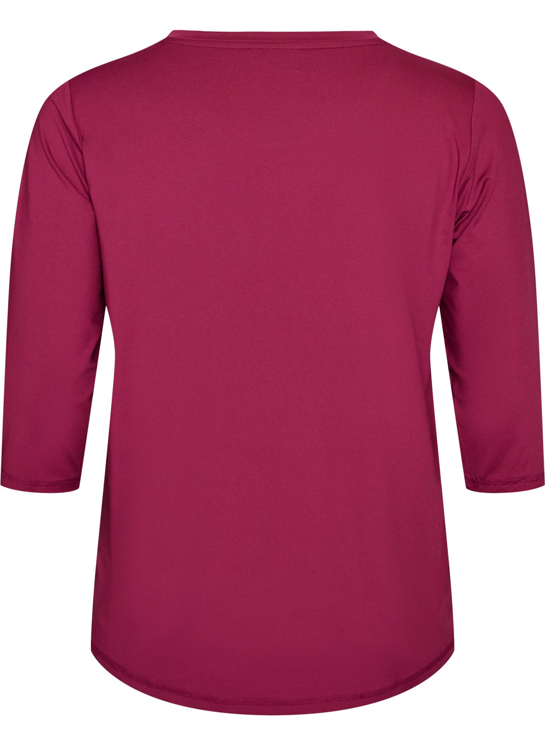 ZizziSports top with 3/4 sleeves, Rose, Packshot image number 1