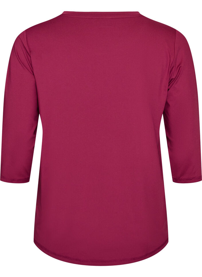 Sports top with 3/4 sleeves, Rose, Packshot image number 1