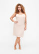 Dessous de robe en viscose uni, Vanille, Model image number 1