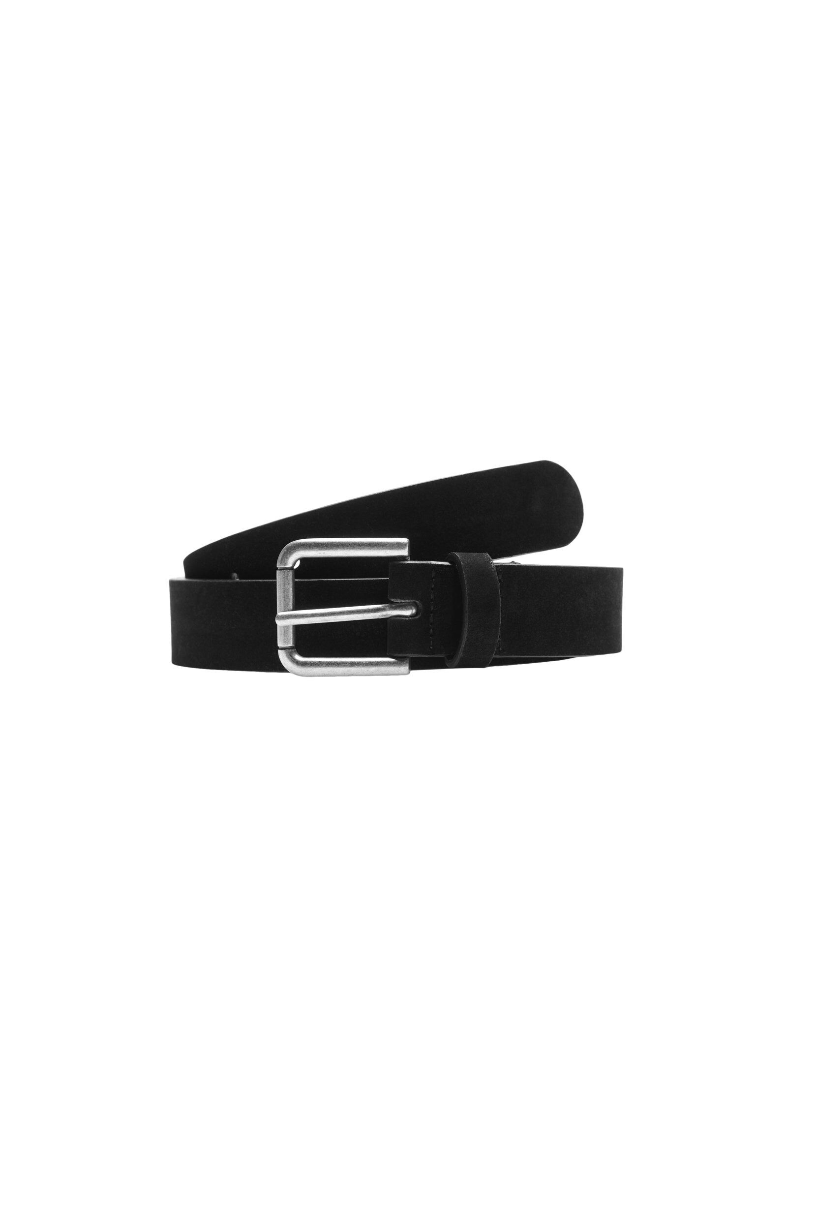 Zizzi Ceinture en cuir m&eacute;lang&eacute;, Noir, Packshot image number 0