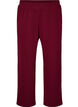 Pantalon ample textur&eacute; &agrave; taille haute, Bordeaux, Packshot image number 0