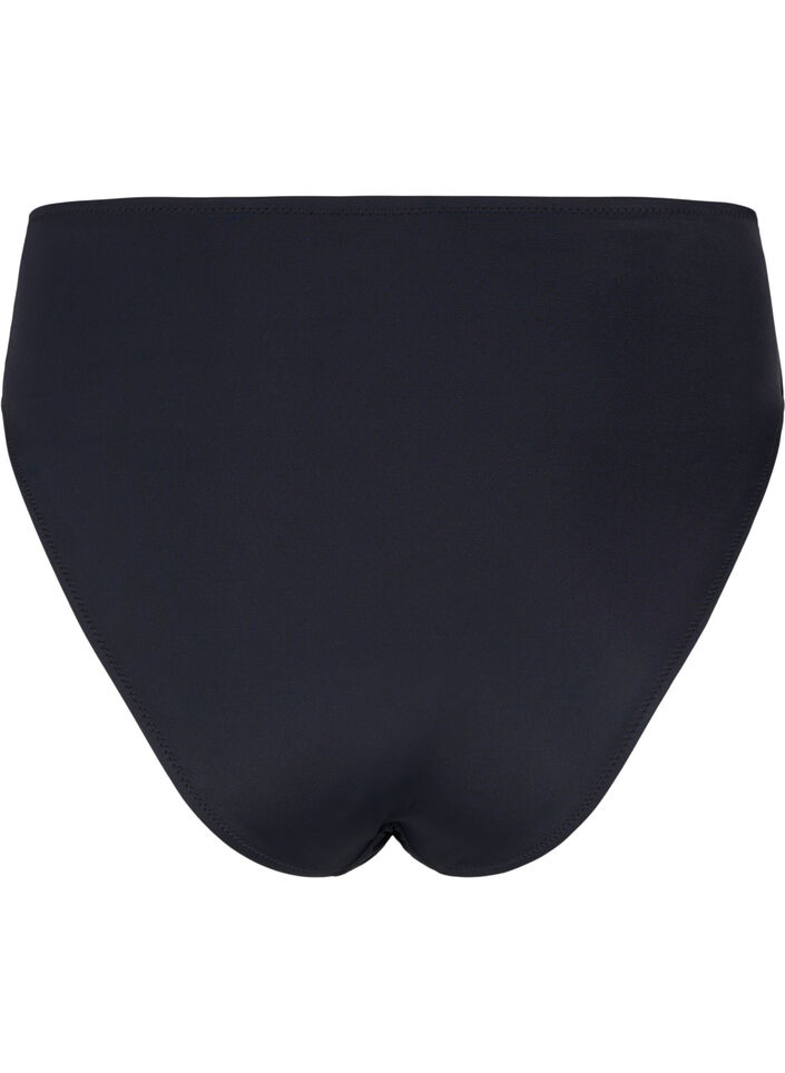 Culotte de bikini à taille haute, Black, Packshot image number 1