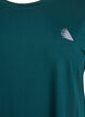 T-shirt de sport couleur unie, Vert fonc&eacute;, Packshot image number 2