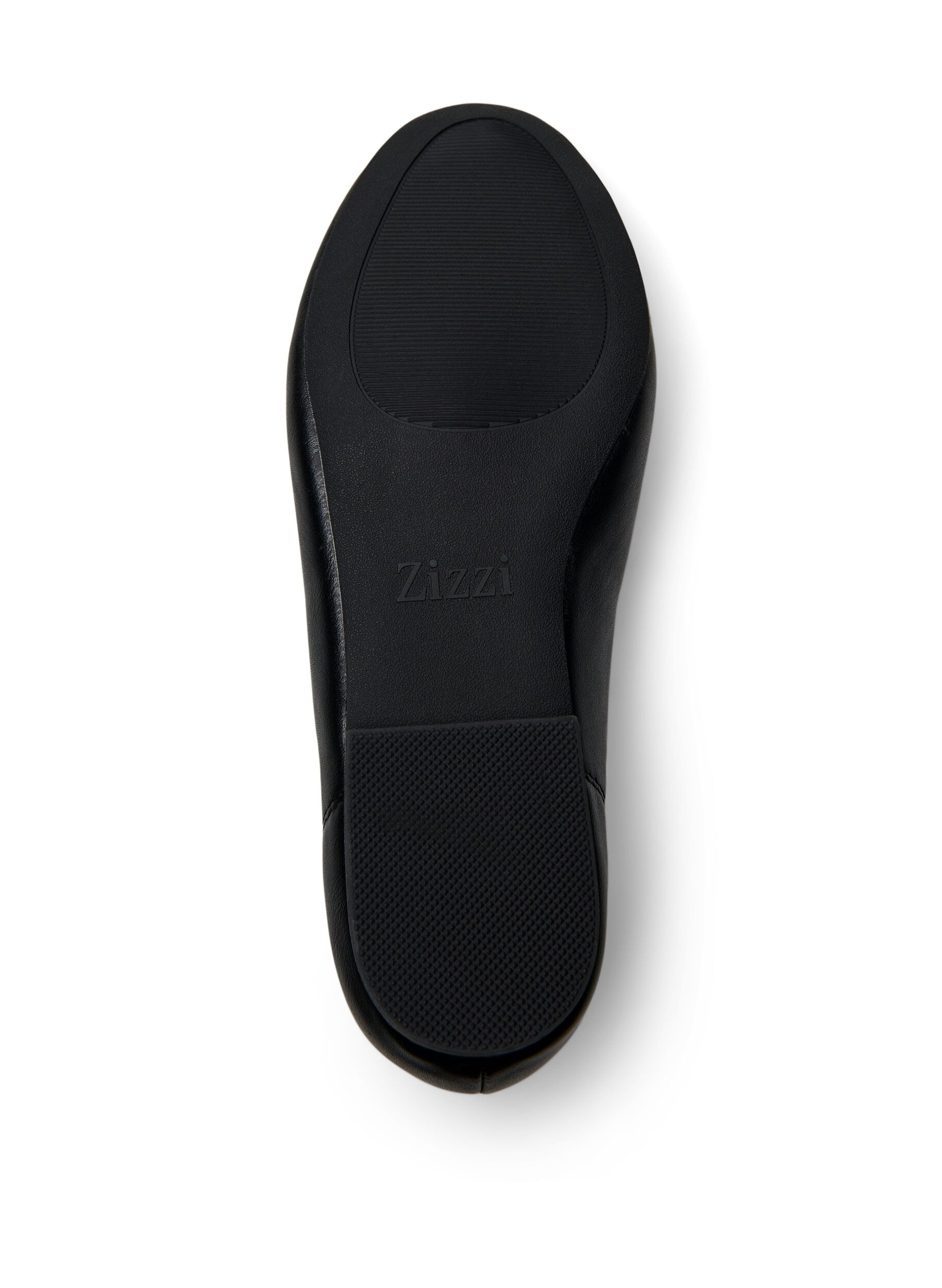 Zizzi Large - Ballerines avec n&oelig;ud, Noir, Packshot image number 4
