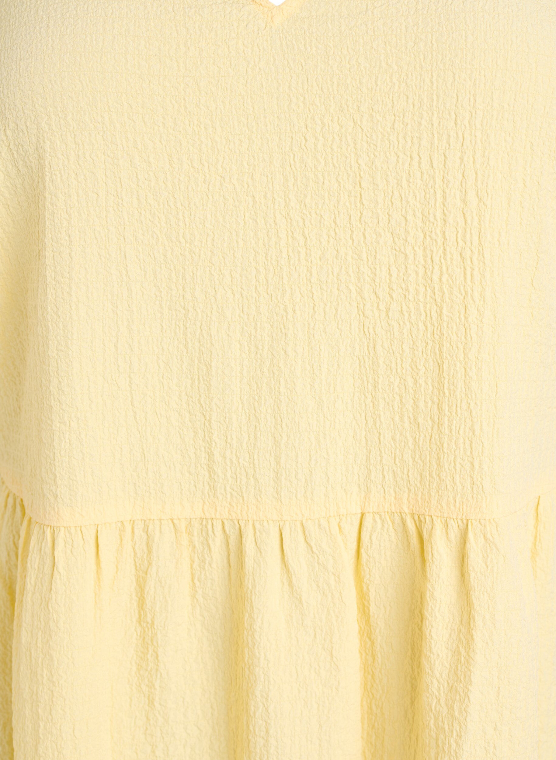 ZizziRobe courte &agrave; coupe &eacute;vas&eacute;e, Jaune clair, Packshot image number 2