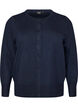 Cardigan en maille fine avec col rond, Bleu, Packshot image number 0