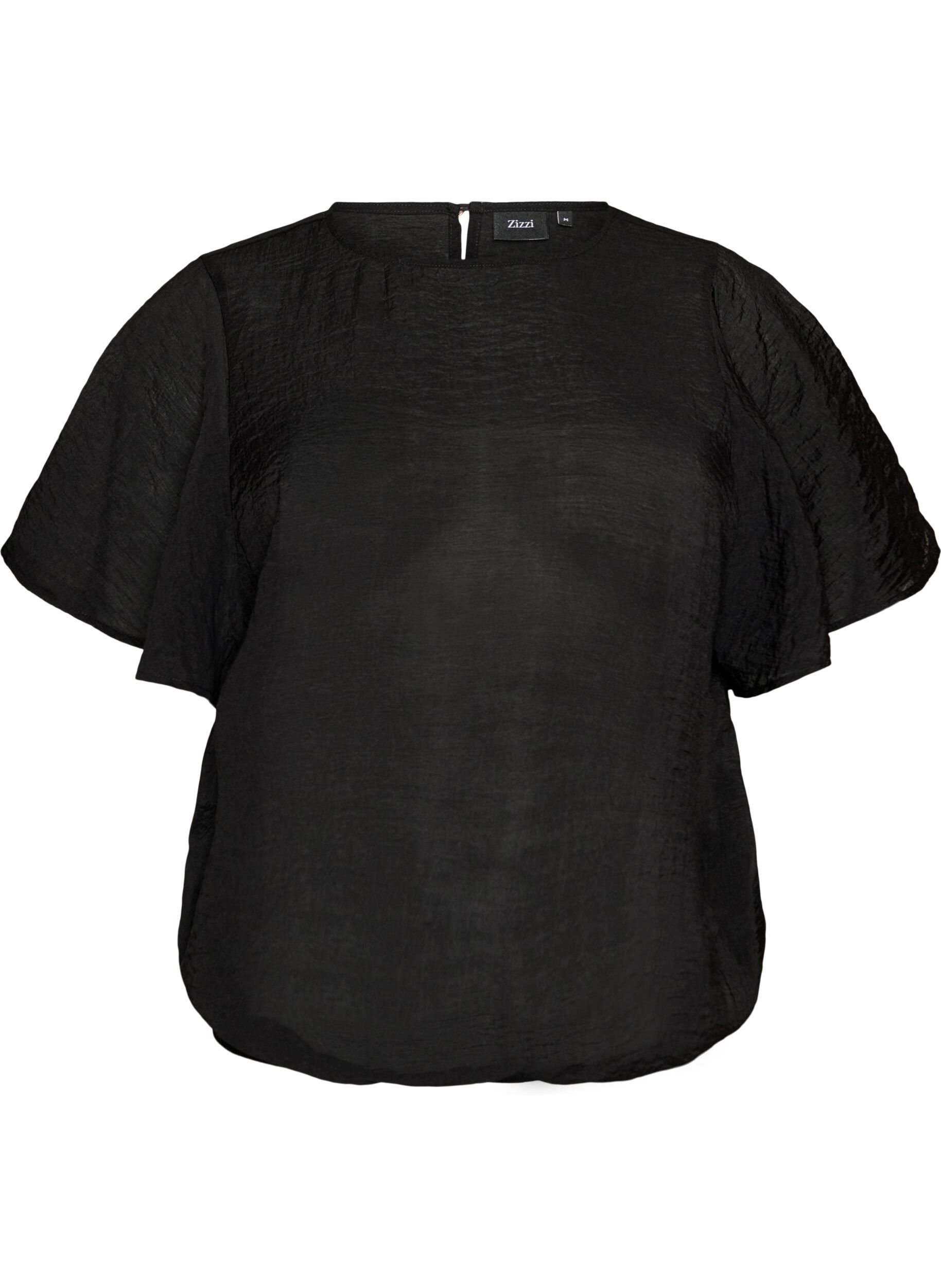 Blouse coupe ballon avec manches papillon